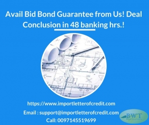 Avail Bid Bond Guarantee from Us! Deal Conclusion in 48 bank